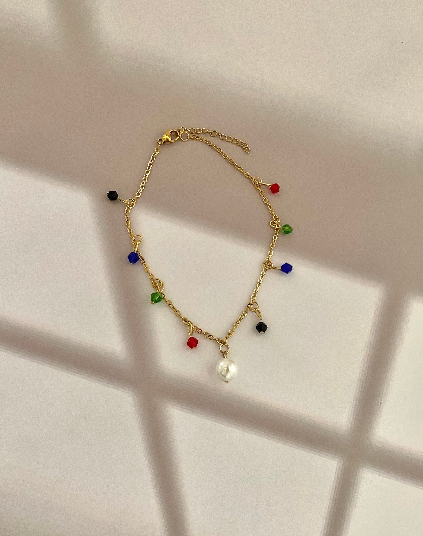 Pulsera del pie Perlita Dulce