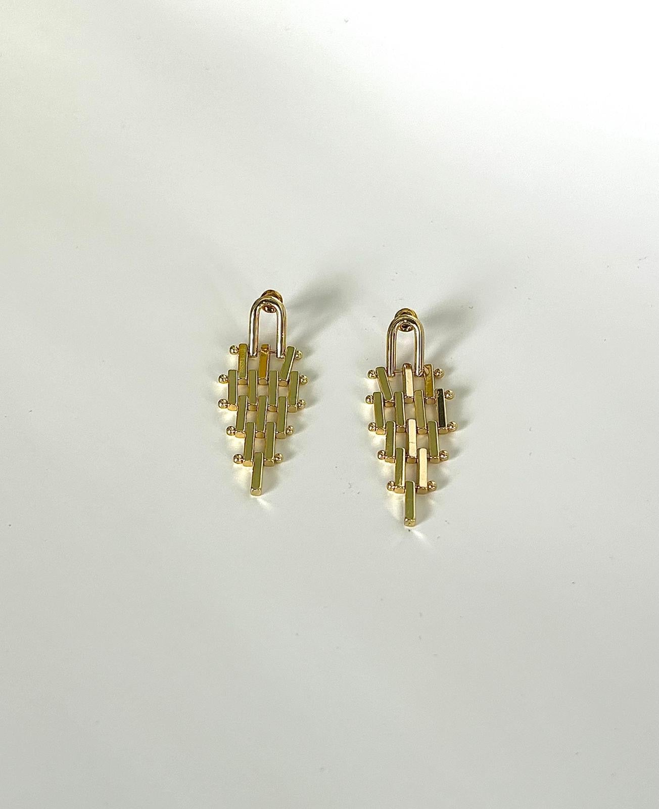 Aretes Imperial Doradas