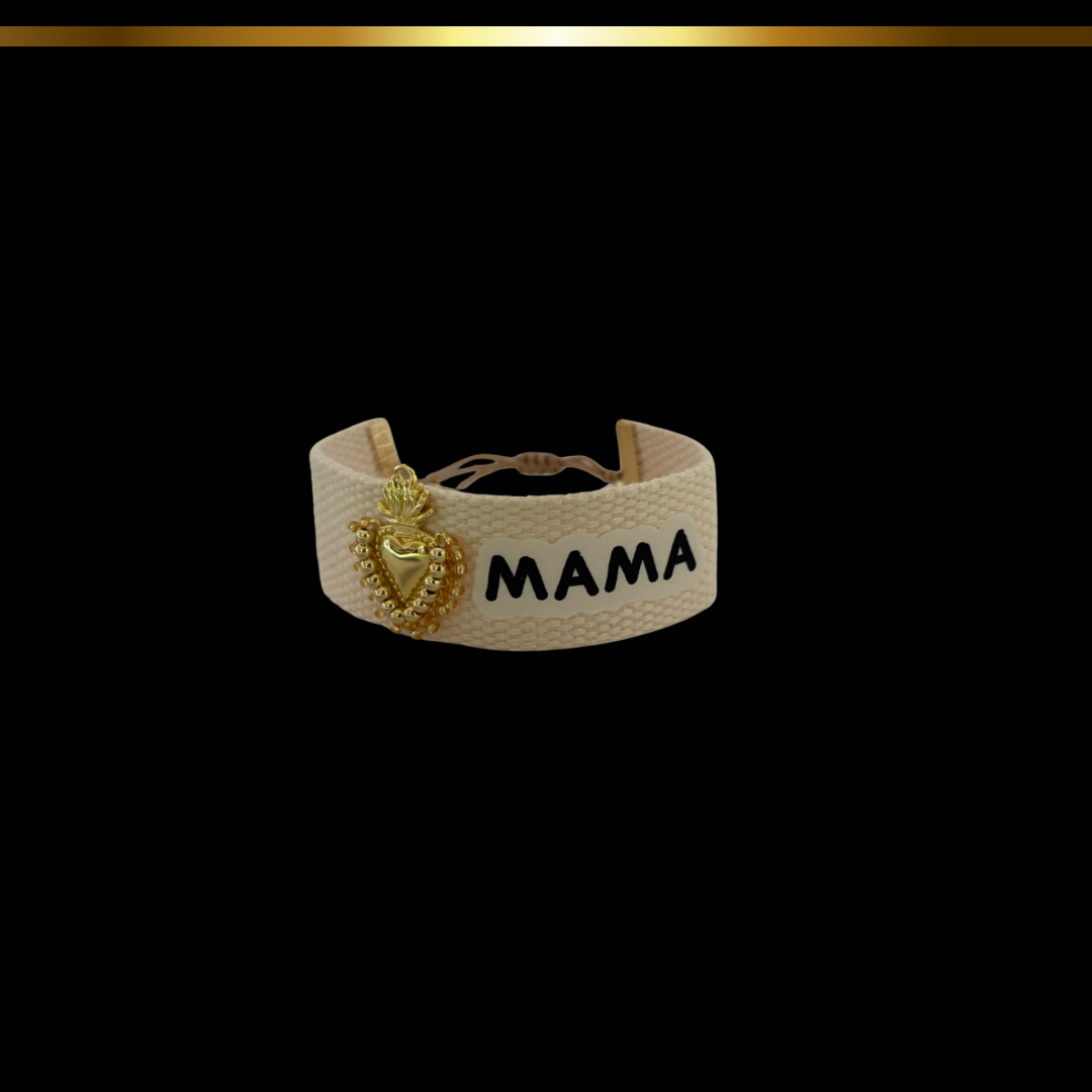 Pulsera Mamá Corazón Reina
